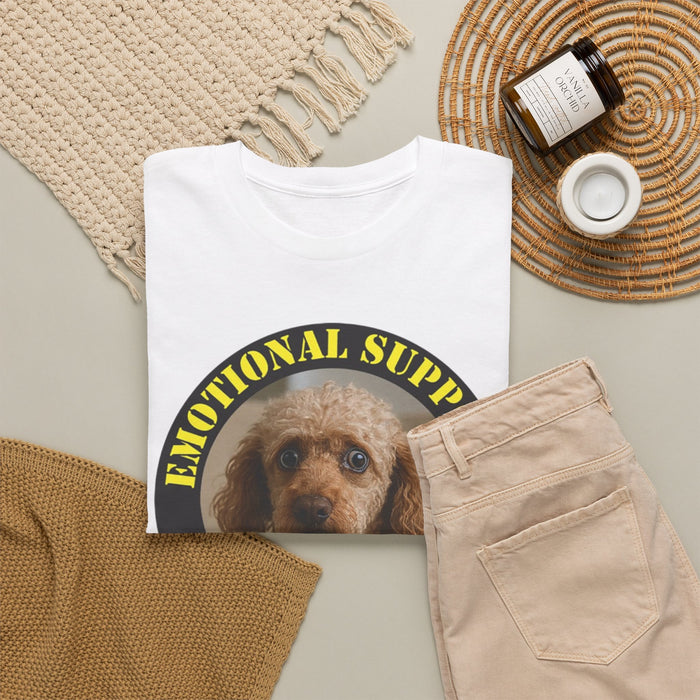 Emotional Support Human T-Shirt — Cute Poodle Pet Lover Tee