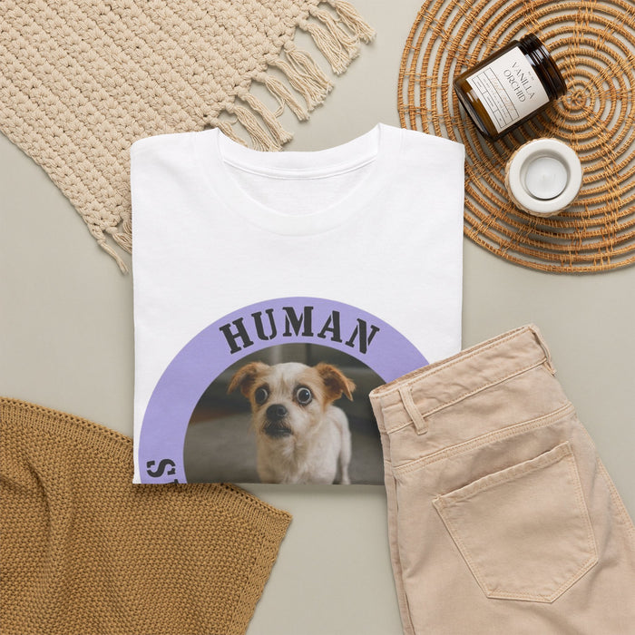 Human Security Blanket T-Shirt — Cute Dog Graphic Tee