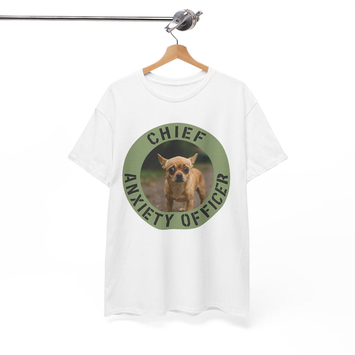 Chief Anxiety Officer T-Shirt – Funny Chihuahua Pet Tee