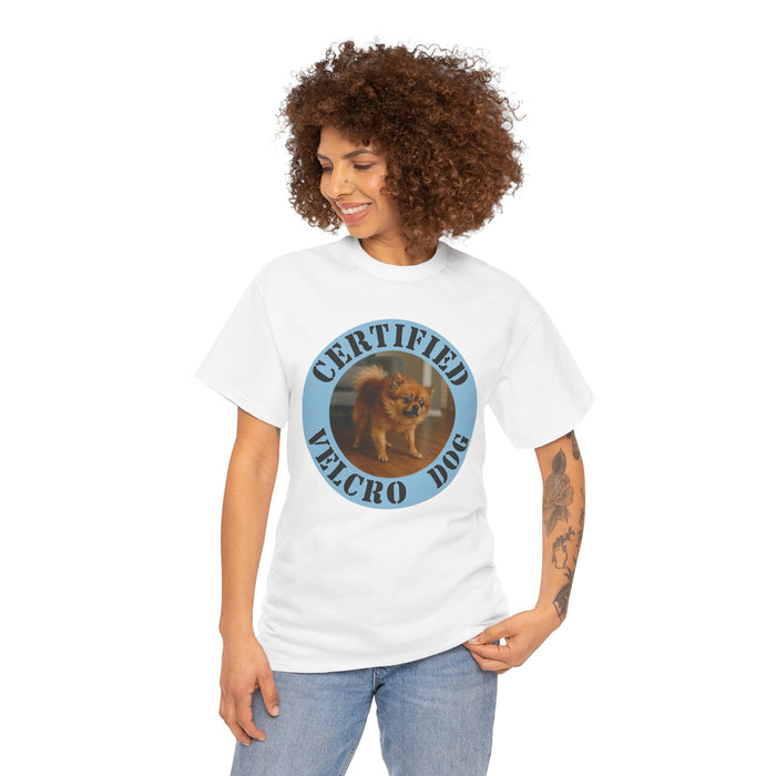 Certified Velcro Dog T‑Shirt – Funny Pet Lover Tee