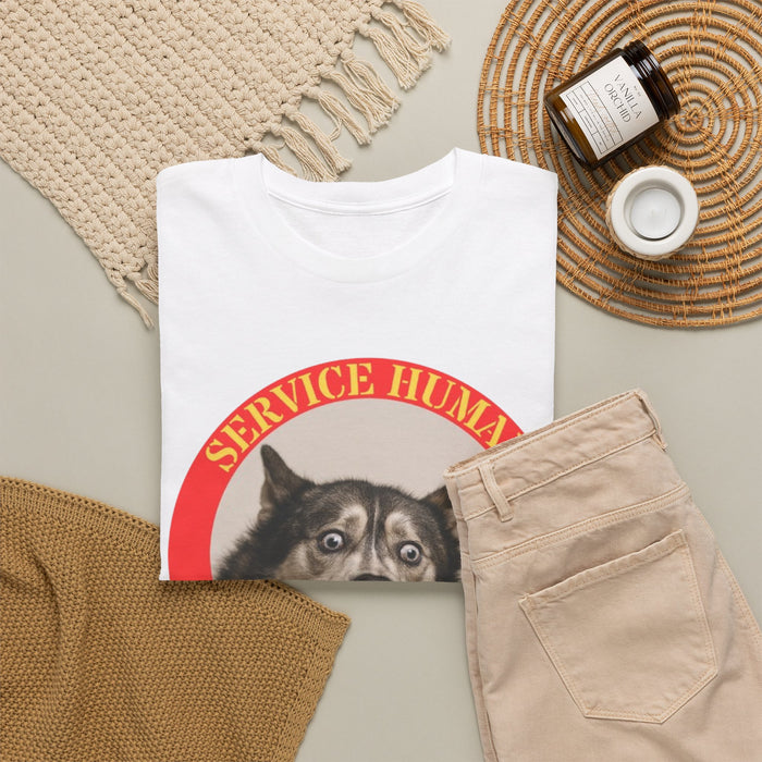 Service Human Do Not Pet T-Shirt — Funny Guard Dog Graphic Tee