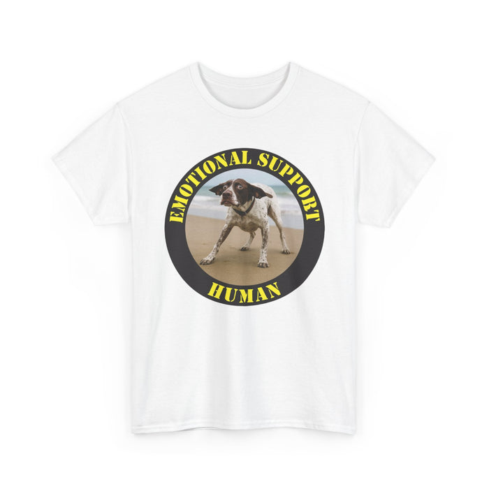 Emotional Support Human T-Shirt — Funny Dog Therapy Tee