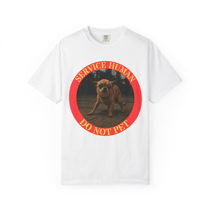 T-Shirt — "Service Human, Do Not Pet" Service Dog Humor Tee