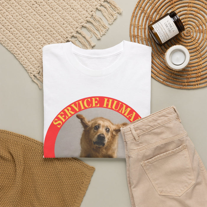 Service Dog T-Shirt — "Service Human Do Not Pet" Graphic Tee