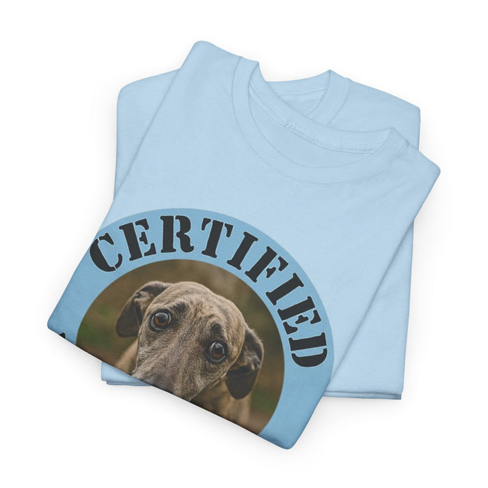 Certified Velcro Dog T‑Shirt — Funny Dog Lover Tee