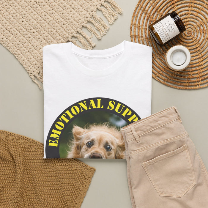 Emotional Support Human T-Shirt — Funny Rescue Dog Pet Lover Tee