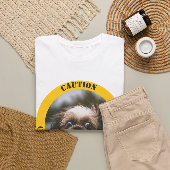 T-Shirt — "Caution: Crumbie Therapy in Progress" Cute Dog Novelty Tee
