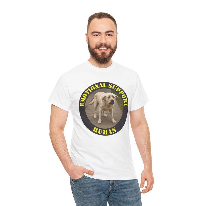Emotional Support Human T-Shirt — Funny Dog Lover Tee