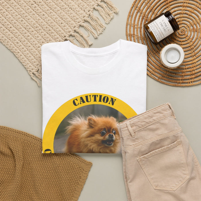 Pomeranian Caution 'Cuddle Therapy in Progress' T-Shirt
