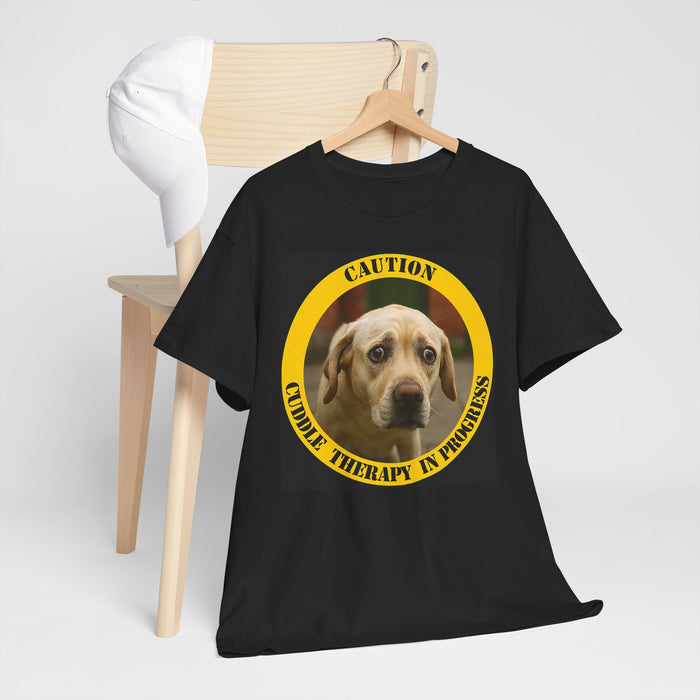 Caution: Cuddle Therapy in Progress Dog Tee
