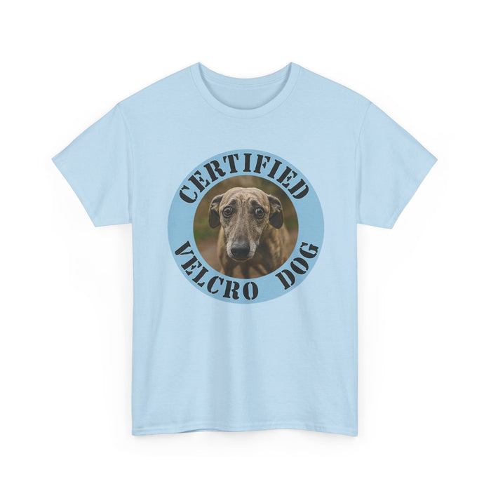 Certified Velcro Dog T‑Shirt — Funny Dog Lover Tee