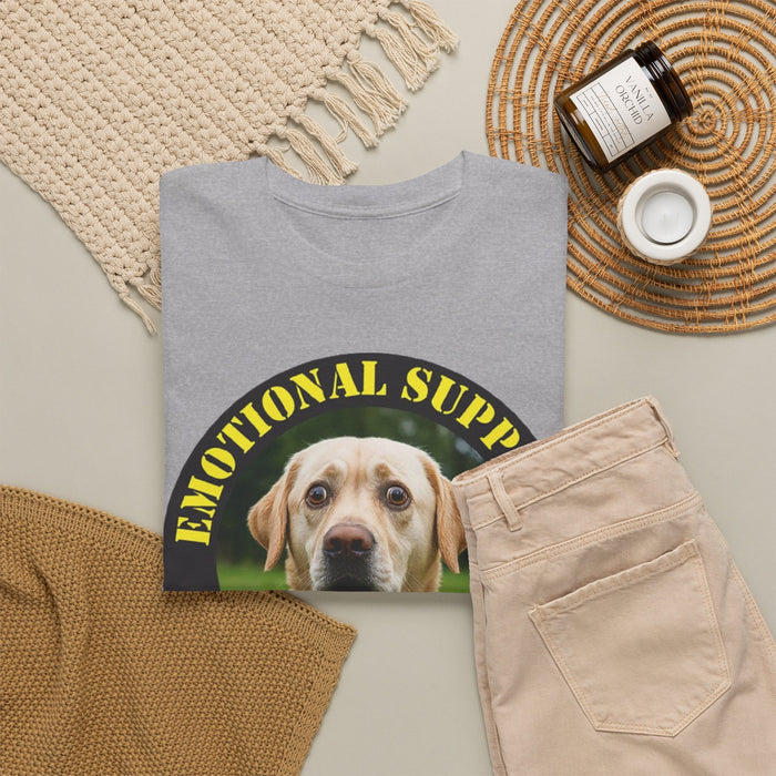 Emotional Support Human T-Shirt — Funny Labrador Pet Lover Tee
