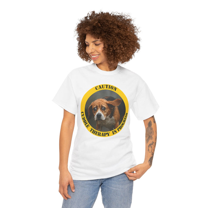 Caution: Canine Therapy In Progress T‑Shirt