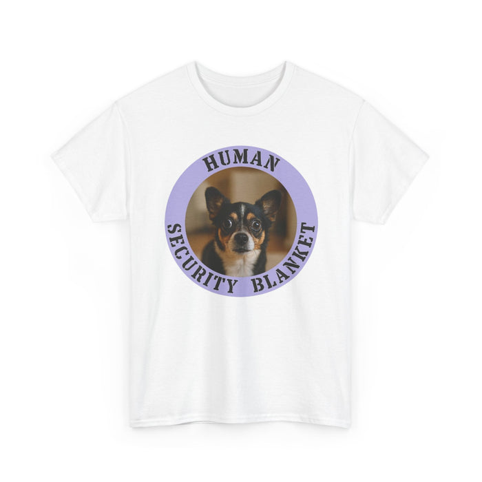 Human Security Blanket T-Shirt — Cute Chihuahua Pet Lover Tee