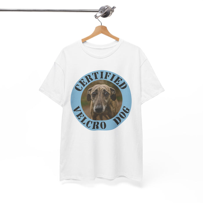 Certified Velcro Dog T‑Shirt — Funny Dog Lover Tee