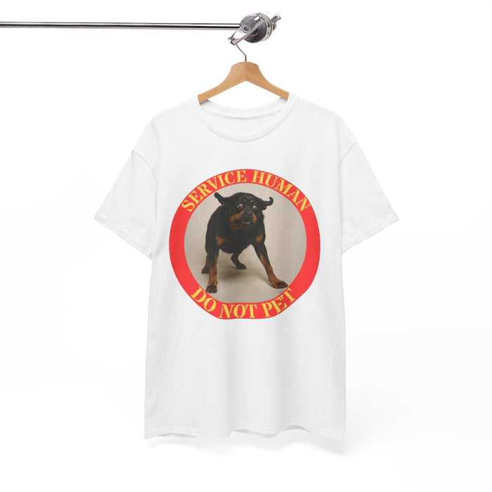 Service Dog Tee - “Service Human Do Not Pet” Graphic T-Shirt