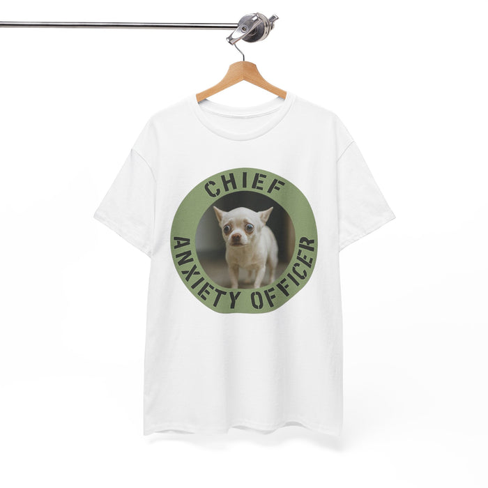 Chief Anxiety Officer T-Shirt — Funny Dog Graphic Tee