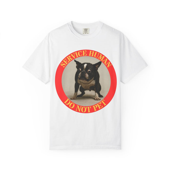 Service Dog T-Shirt — "Service Human Do Not Pet" Graphic Tee