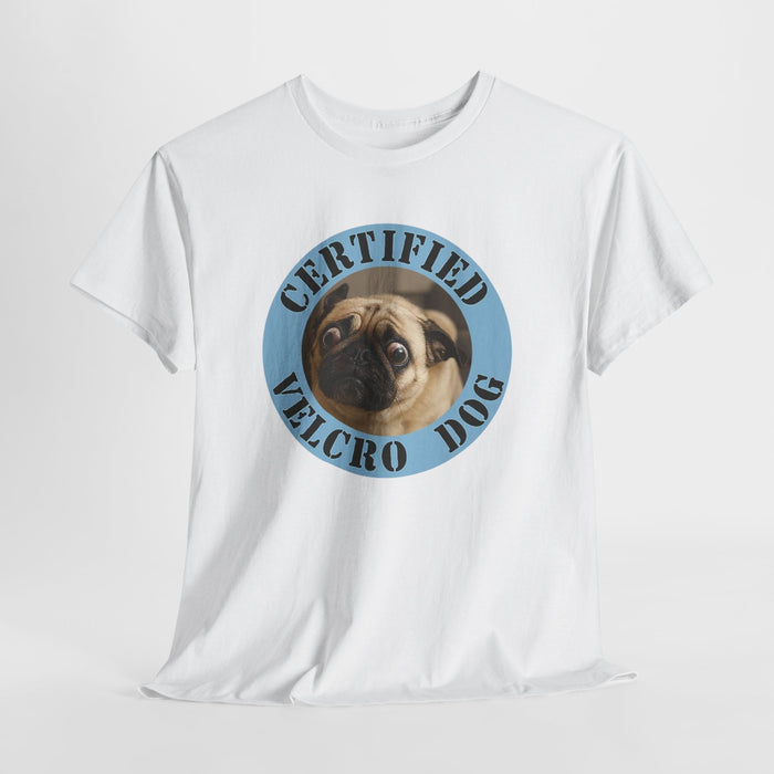 Certified Velcro Dog T-Shirt – Cute Pug Graphic Tee