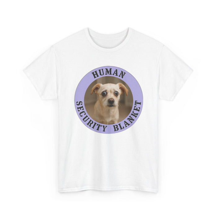 Dog Lover T‑Shirt — "Human Security Blanket" Cute Chihuahua Graphic Tee