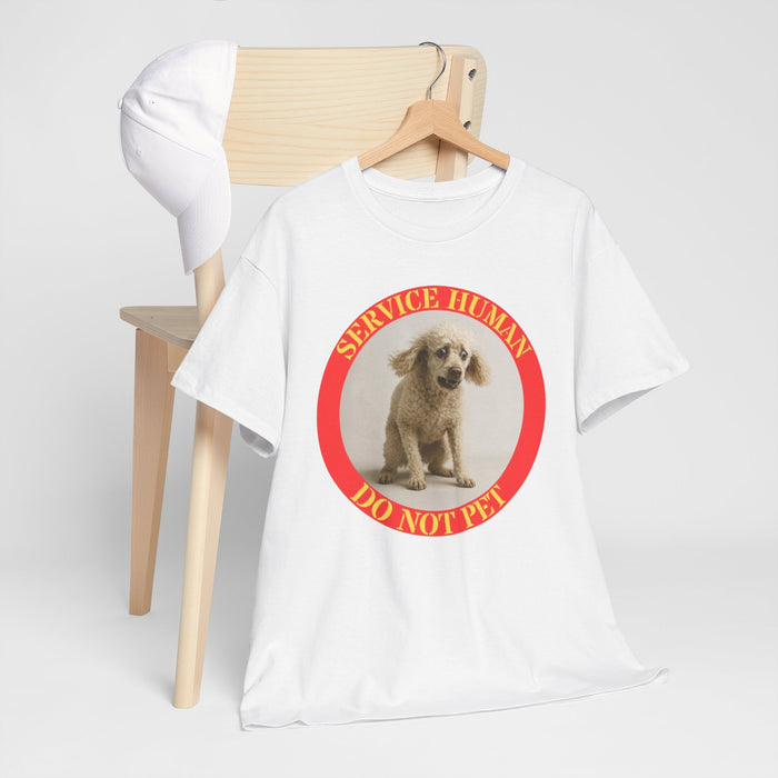 Service Human Do Not Pet T-Shirt — Cute Service Dog Tee