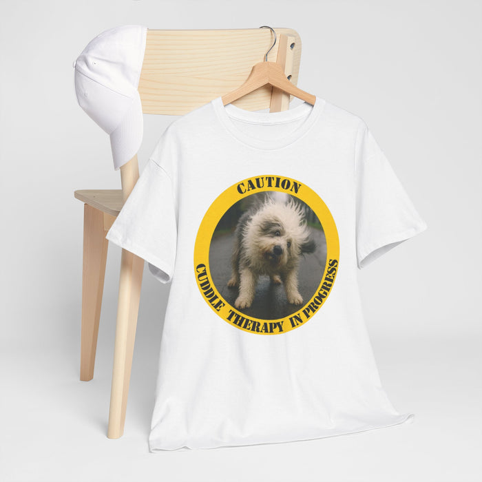 Caution: Cuddle Therapy In Progress T‑Shirt