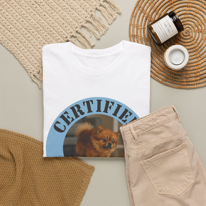 Certified Velcro Dog T‑Shirt – Funny Pet Lover Tee