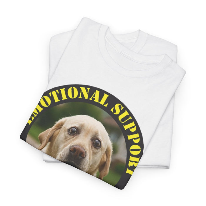 Emotional Support Human T-Shirt — Cute Labrador Pet Therapy Tee