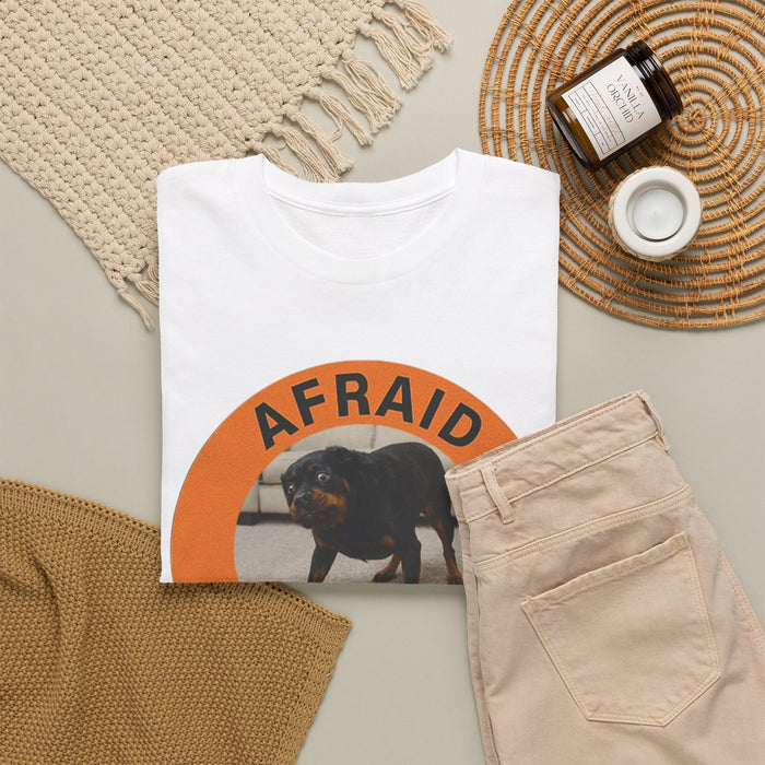 Afraid But Trying Dog T-Shirt
