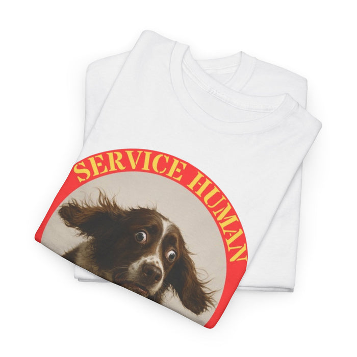 Service Human Do Not Pet T-Shirt — Funny Rescue Dog Tee for Dog Lovers