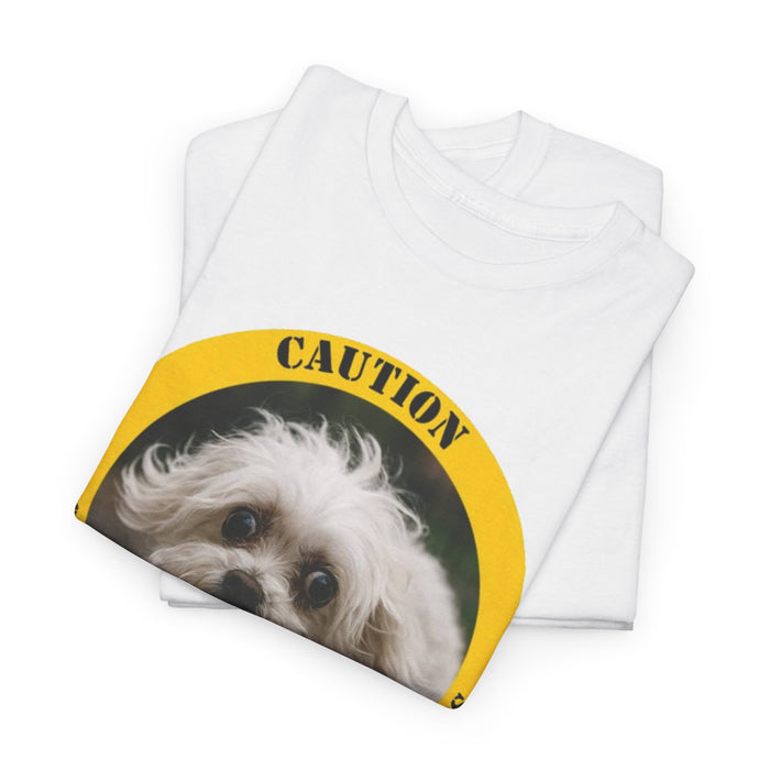 T‑Shirt — Caution: Cuddle Therapy in Progress (Cute Dog Graphic)
