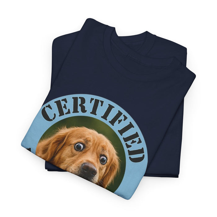 Certified Velcro Dog T-Shirt – Funny Dog Lover Tee