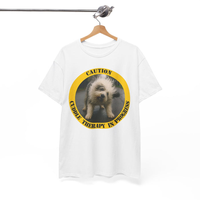 Caution: Cuddle Therapy In Progress T‑Shirt