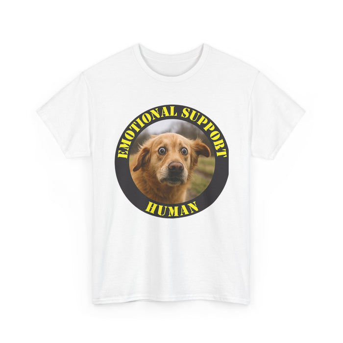 Emotional Support Human T-Shirt — Funny Dog Rescue Pet Lover Tee