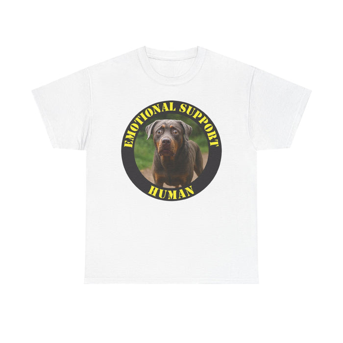 Emotional Support Human T-Shirt — Funny Dog Therapy Tee