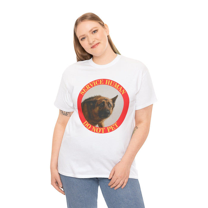 Service Human "Do Not Pet" Dog T-Shirt