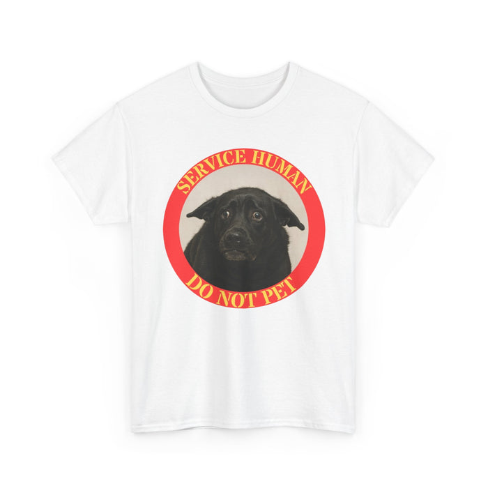 Service Human "Do Not Pet" T-Shirt — Service Dog Handler Tee