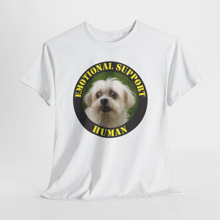 Emotional Support Human T-Shirt — Cute Therapy Dog Graphic Tee