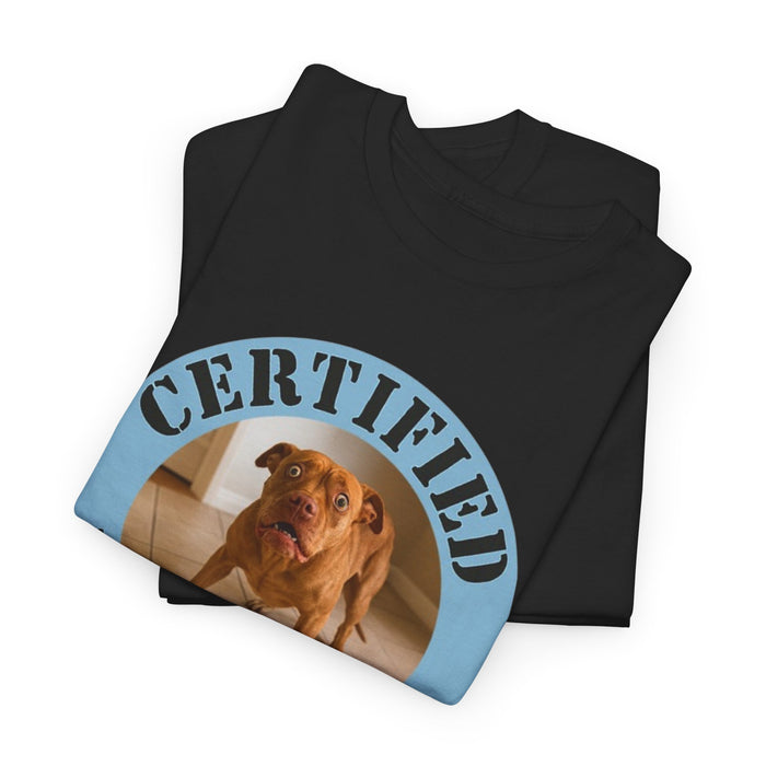 Certified Velcro Dog T-Shirt — Funny Dog Lover Tee