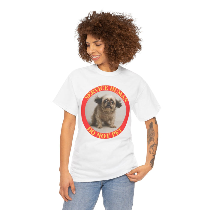 T-Shirt — "Service Human Do Not Pet" Service Dog Awareness Tee