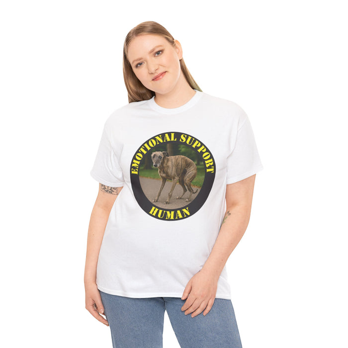 Emotional Support Human T-Shirt — Funny Rescue Dog Graphic Tee