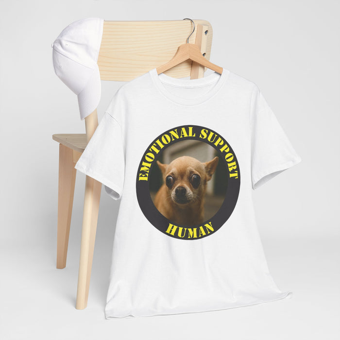 Emotional Support Human T-Shirt — Cute Chihuahua Pet Therapy Tee