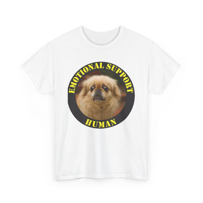 Emotional Support Human T-Shirt — Cute Pomeranian Graphic Tee