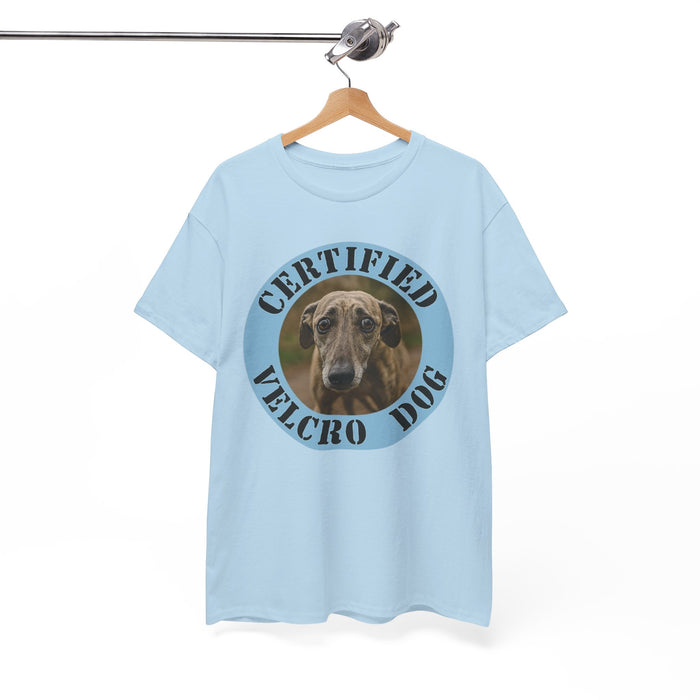 Certified Velcro Dog T‑Shirt — Funny Dog Lover Tee