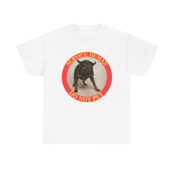 Service Dog Tee - “Service Human Do Not Pet” Graphic T-Shirt