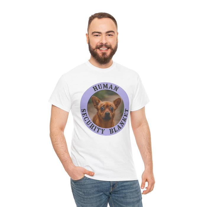 T-Shirt — "Human Security Blanket" Dog Graphic Tee