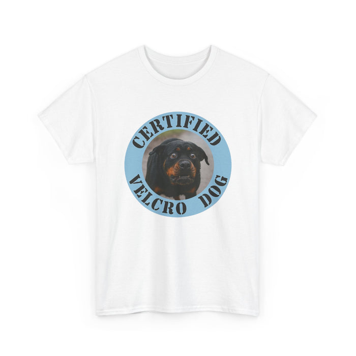 Certified Velcro Dog T‑Shirt — Funny Rottweiler Pet Lover Tee