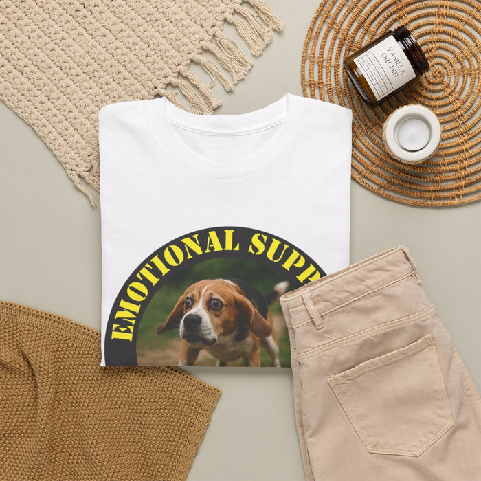 Emotional Support Human T‑Shirt – Funny Dog Rescue Tee