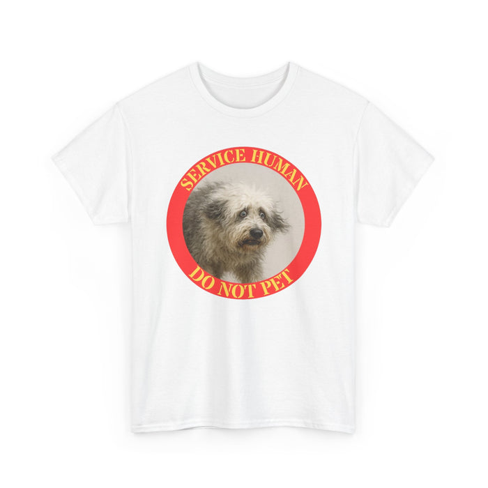Service Human Do Not Pet T-Shirt — Funny Service Animal Sloth Tee