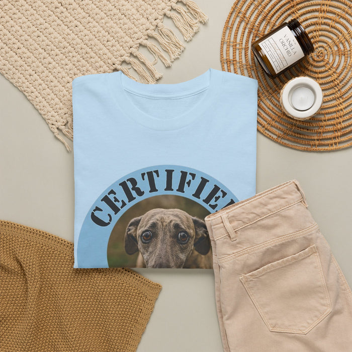 Certified Velcro Dog T‑Shirt — Funny Dog Lover Tee